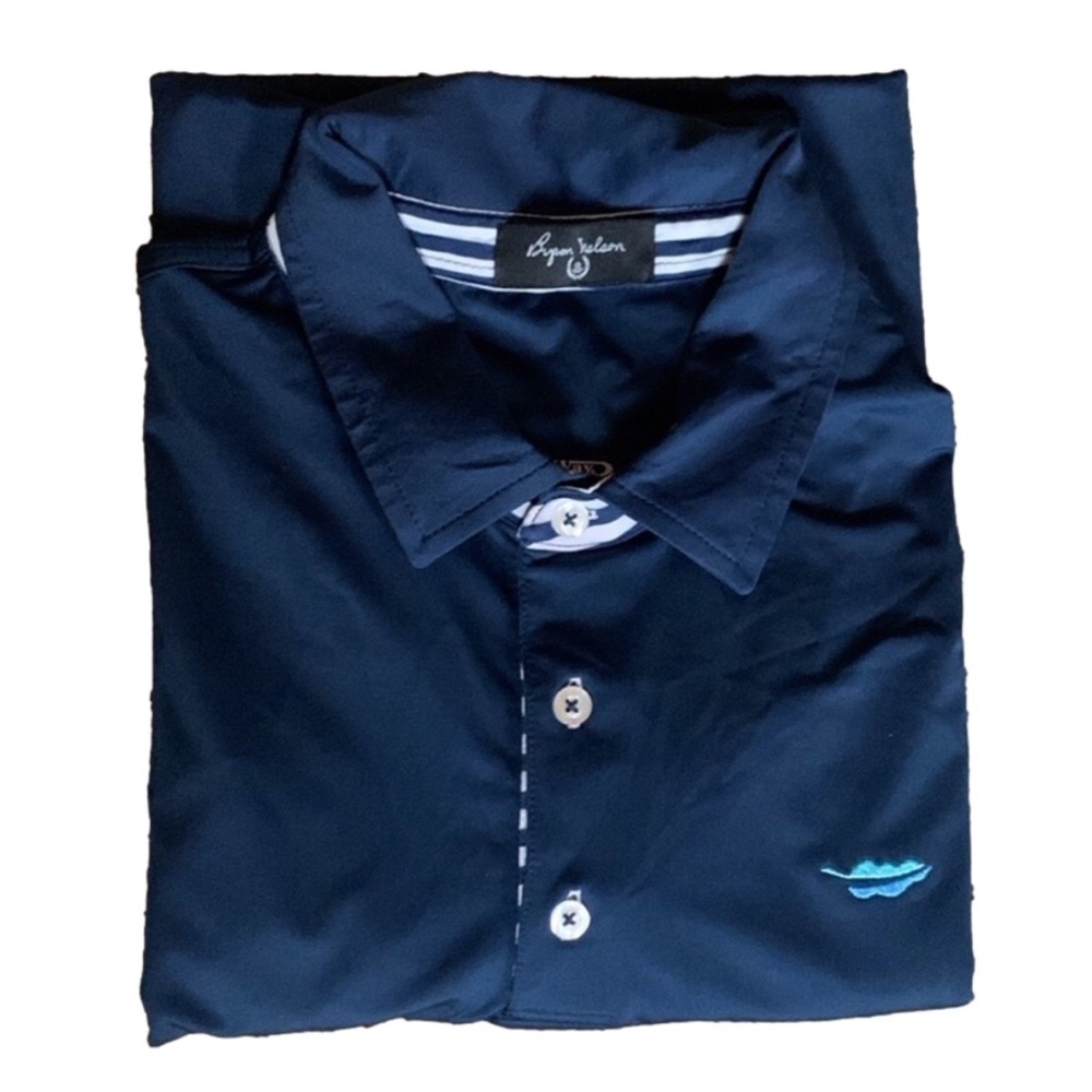Byron Nelson dark blue golf polo shirt Size XL